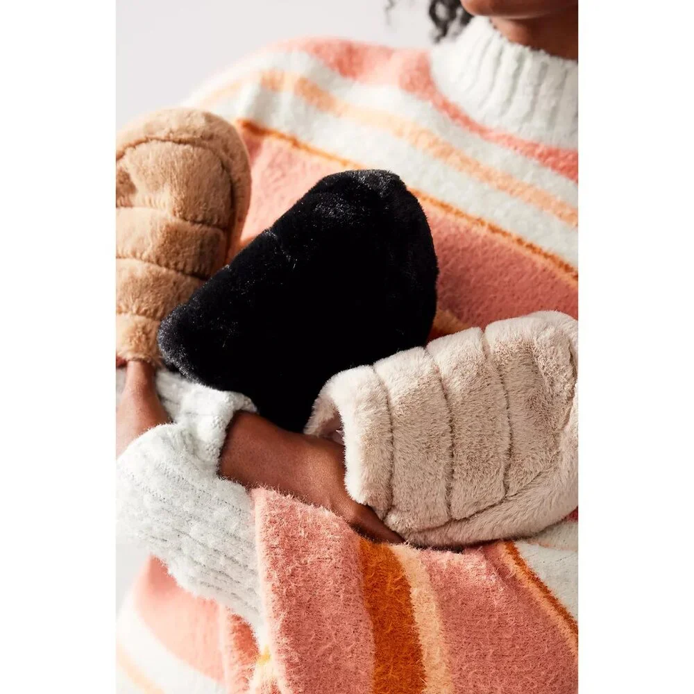 🎉LAST CHANCE🎉 FREE PEOPLE It's A Vibe Platform Slippers / Teddy - Picture 4 of 12